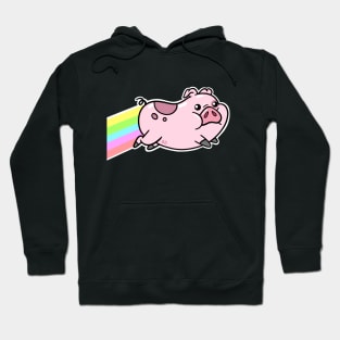 Happy Rainbow Pig Hoodie
